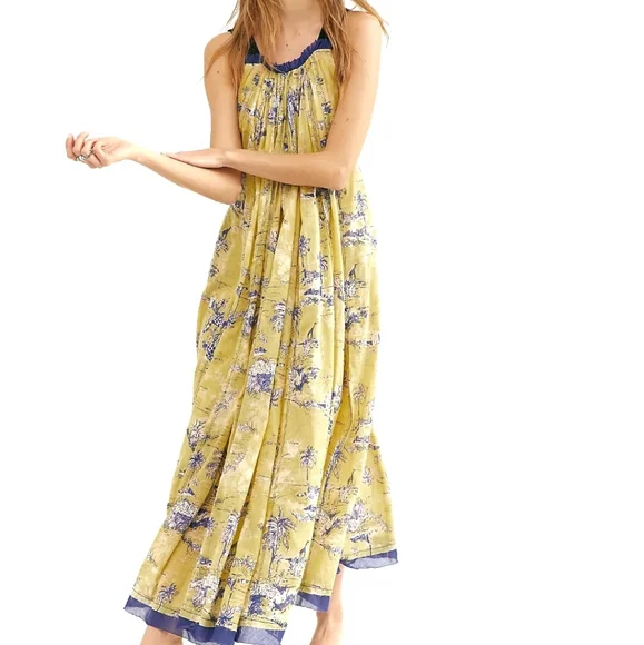 chinese dress ladies Blue Dandelion Costera Strapless Maxi Dress